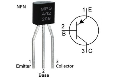 MPSA92晶体管引脚配置